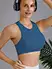 seamless white crop top
